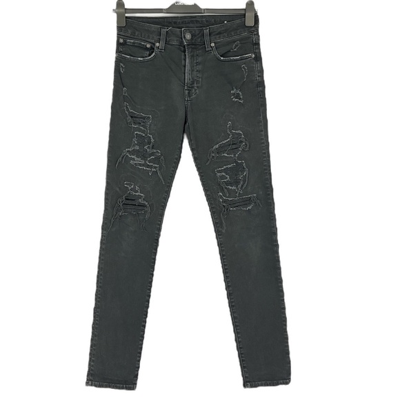 American Eagle distressed next level black jeans New - Picture 1 of 11